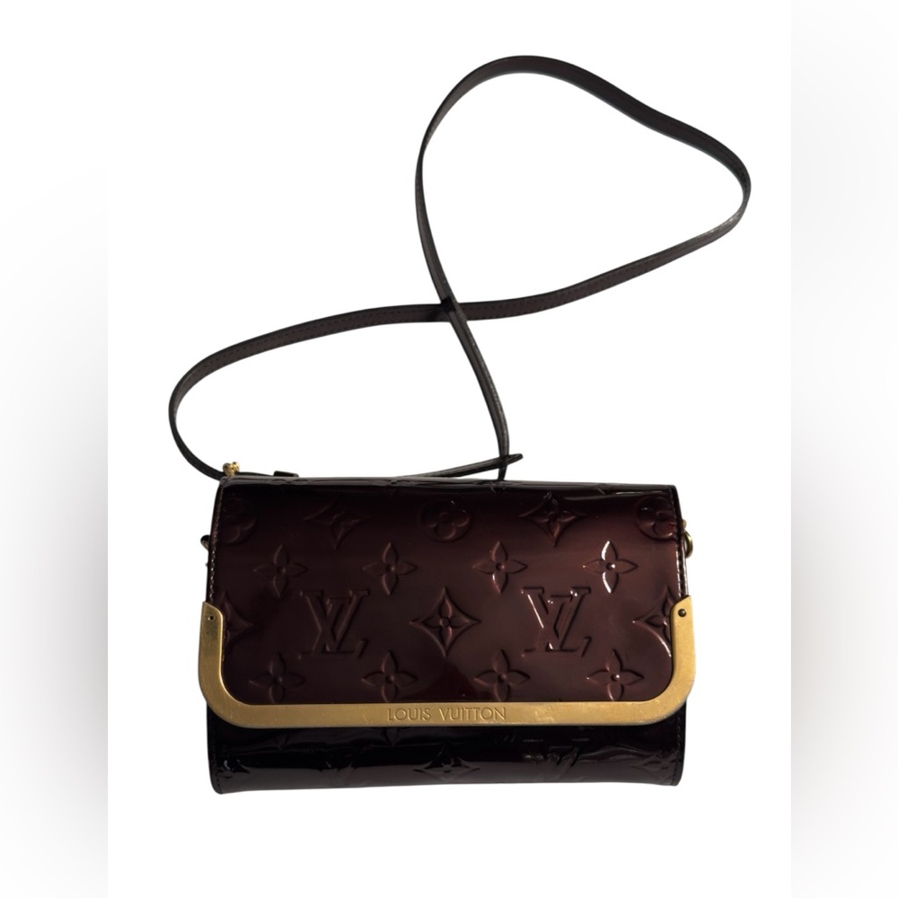 Louis Vuitton Vernis Crossbody / Clutch – Amarante